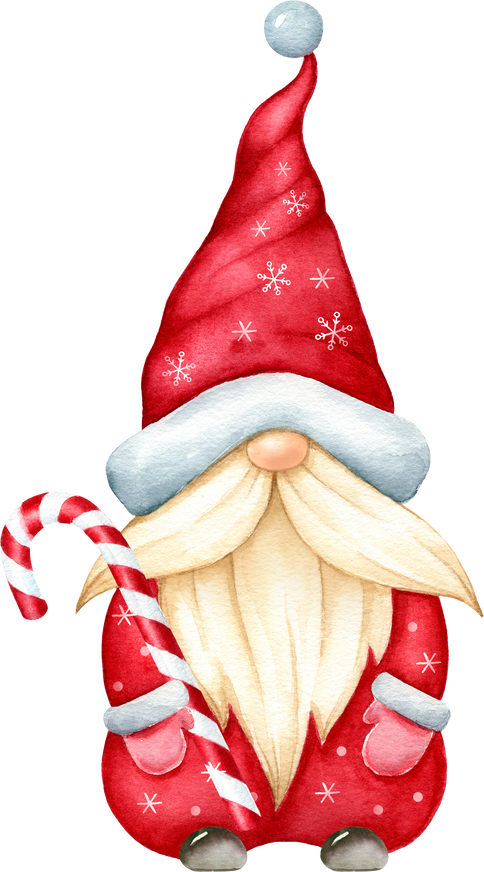 Christmas Gnome Cartoon
